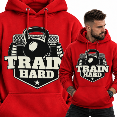 BLUZA Z KAPTUREM  NA SIŁOWNIĘ GYM SET
